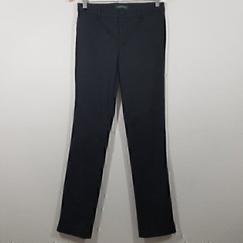 Ralph Lauren Print Dress Stretch Pants Size 4